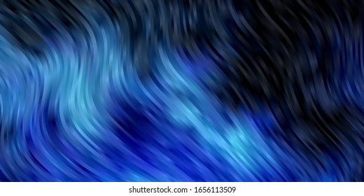 Heller BLAU-Vektorillustration-Hintergrund mit Bögen. Illustration im abstrakten Stil mit Farbverlauf-gebogen. Kluges Design für Ihre Werbeaktionen.