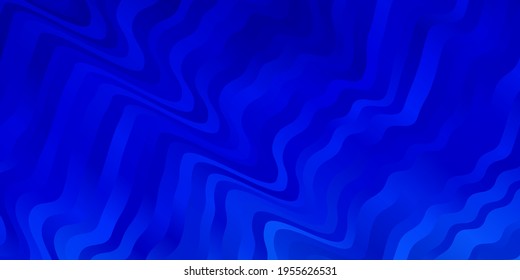 Light BLUE vector background with bows. Gradient illustration in simple style with bows. Template for cellphones.
