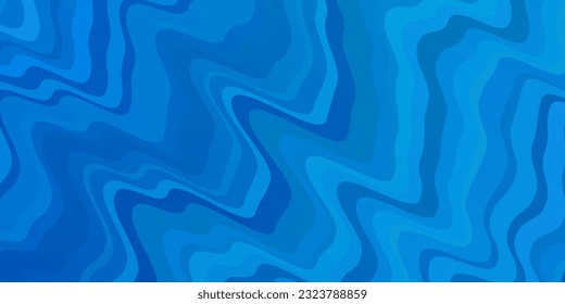 Light BLUE vector background with bows. Abstract illustration with bandy gradient lines. Template for cellphones.