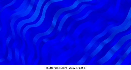 Light BLUE vector background with bows. Illustration in abstract style with gradient curved.  Best design for your posters, banners.
