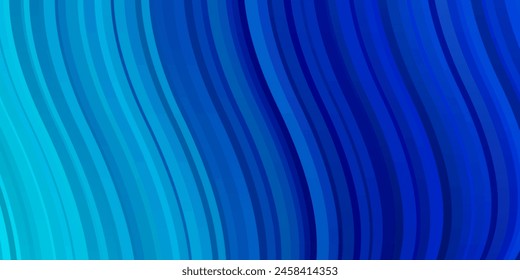 Light BLUE vector background with bows. Abstract illustration with gradient bows. Pattern for ads, commercials.