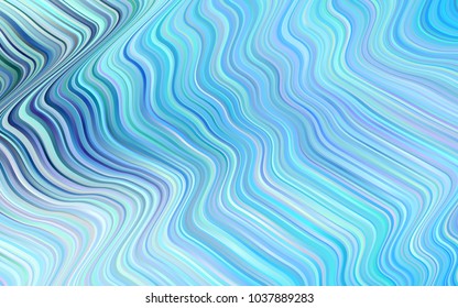 Light BLUE vector background with bubble shapes. A completely new color illustration in memphis style. The best blurred design for your business.