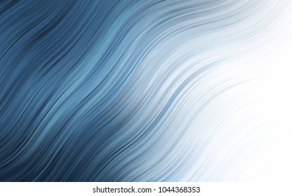 Light BLUE vector background with bubble shapes. Colorful abstract illustration with gradient lines. New composition for your brand book.