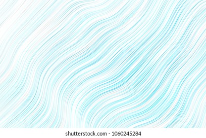 Light BLUE vector background with bubble shapes. A completely new color illustration in marble style. Pattern for your business design.