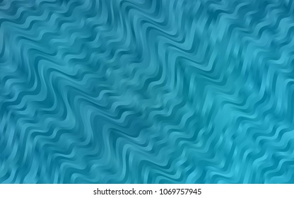 Light BLUE vector background with bubble shapes. Colorful abstract illustration with gradient lines. A new texture for your  ad, booklets, leaflets.