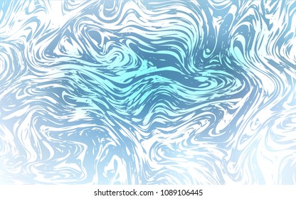 Light BLUE vector background with bubble shapes. A sample with blurred bubble shapes. The elegant pattern for brand book.