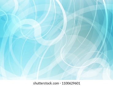 Light BLUE vector background with bubble shapes. Shining crooked illustration in marble style. Marble design for your web site.