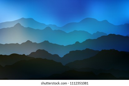 Light BLUE vector background with bubble shapes. Glitter abstract illustration with wry lines. A new texture for your  ad, booklets, leaflets.