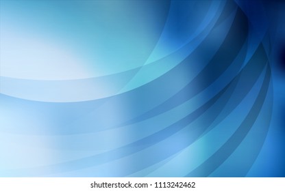 Light BLUE vector background with bubble shapes. A sample with blurred bubble shapes. New composition for your brand book.