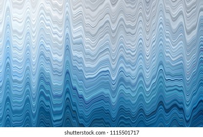 Light BLUE vector background with bubble shapes. Glitter abstract illustration with wry lines. A completely new template for your business design.