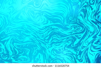 Light BLUE vector background with bubble shapes. Colorful abstract illustration with gradient lines. A completely new memphis design for your business.