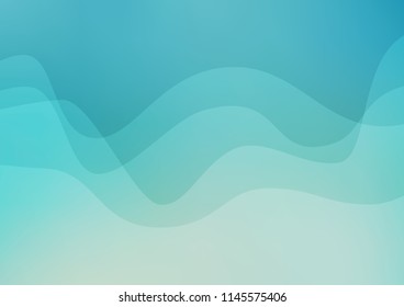 Light BLUE vector background with bubble shapes. Colorful abstract illustration with gradient lines. Marble style for your business design.
