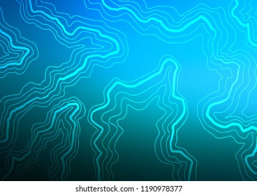 Light BLUE vector background with bubble shapes. Colorful abstract illustration with gradient lines. The best blurred design for your business.