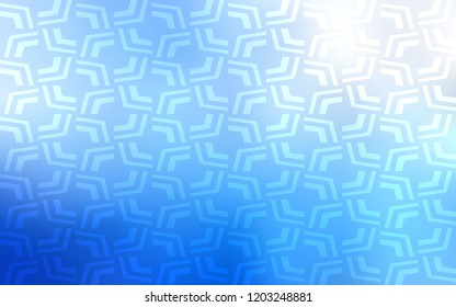 Light BLUE vector background with bubble shapes. An elegant bright illustration with gradient. The elegant pattern for brand book.