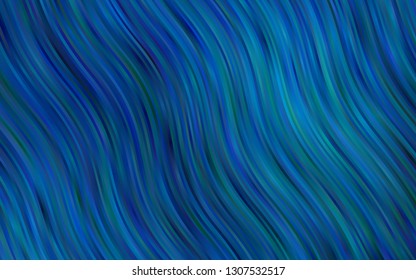 Light BLUE vector background with bubble shapes. Creative geometric illustration in marble style with gradient. A completely new template for your business design.