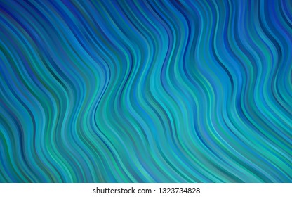 Light BLUE vector background with bubble shapes. A completely new color illustration in marble style. A completely new template for your business design.