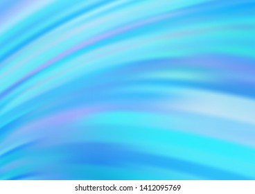 Light BLUE vector background with bubble shapes. A sample with blurred bubble shapes. Brand new design for your ads, poster, banner.