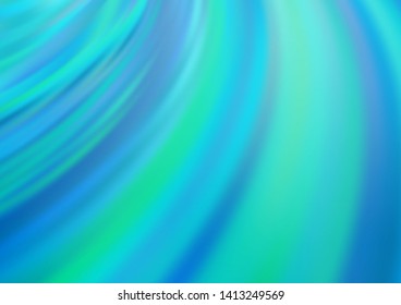 Light BLUE vector background with bubble shapes. Brand new colored illustration in marble style with gradient. The best blurred design for your business.