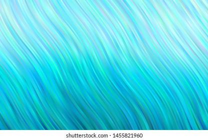 Light BLUE vector background with bubble shapes. A vague circumflex abstract illustration with gradient. Pattern for your business design.