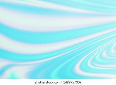 Light BLUE vector background with bubble shapes. Colorful abstract illustration with gradient lines. A completely new template for your business design.