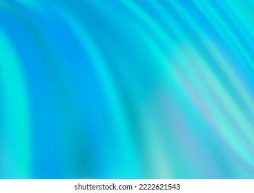 Light BLUE vector background with bubble shapes. Creative geometric illustration in marble style with gradient. Brand new design for your ads, poster, banner.