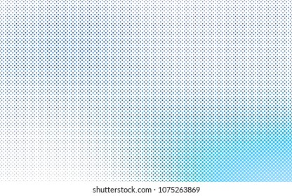 Light BLUE vector  background with bubbles. Abstract illustration with colored bubbles in nature style. The pattern can be used for aqua ad, booklets.
