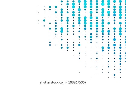 Light BLUE vector  background with bubbles. Blurred decorative design in abstract style with bubbles. The pattern can be used for beautiful websites.