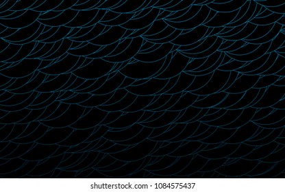 Light BLUE vector  background with bubbles. Blurred decorative design in abstract style with bubbles. The pattern can be used for ads, leaflets of liquid.