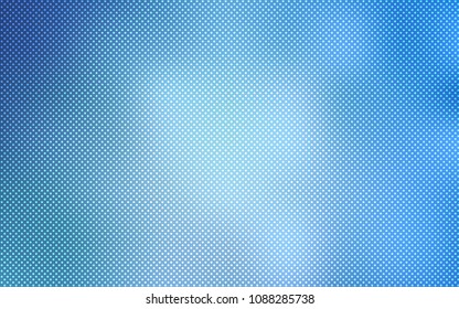 Light BLUE vector background with bubbles. Illustration with set of shining colorful abstract circles. Pattern can be used for ads, leaflets.