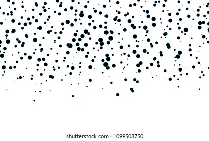 Light BLUE vector  background with bubbles. Glitter abstract illustration with blurred drops of rain. The pattern can be used for aqua ad, booklets.