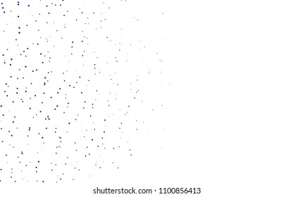 Light BLUE vector  background with bubbles. Abstract illustration with colored bubbles in nature style. Completely new template for your brand book.