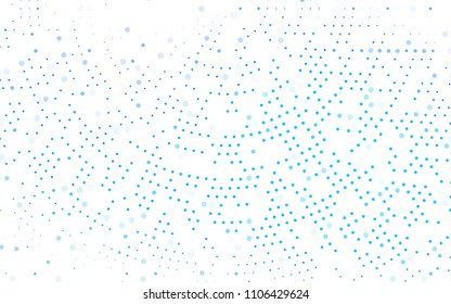 Light BLUE vector  background with bubbles. Modern abstract illustration with colorful water drops. Beautiful design for your business natural advert.