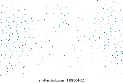 Light BLUE vector  background with bubbles. Illustration with set of shining colorful abstract circles. The pattern can be used for ads, leaflets of liquid.