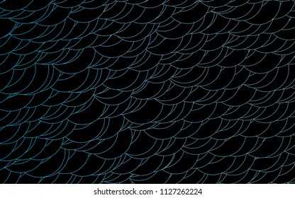 Light BLUE vector  background with bubbles. Abstract illustration with colored bubbles in nature style. New design for ad, poster, banner of your website.