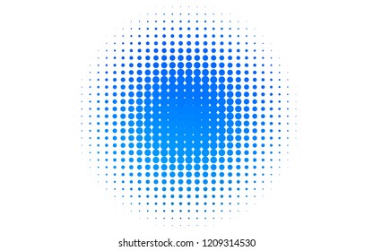 Light BLUE vector background with bubbles. Modern abstract illustration with colorful water drops. Pattern for beautiful websites.