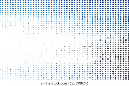 Light BLUE vector background with bubbles. Modern abstract illustration with colorful water drops. Pattern for ads, booklets.