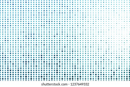 Light BLUE vector background with bubbles. Blurred bubbles on abstract background with colorful gradient. Pattern for ads, booklets.