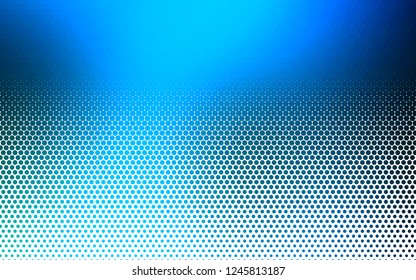 Light BLUE vector background with bubbles. Abstract illustration with colored bubbles in nature style. Pattern for ads, booklets.
