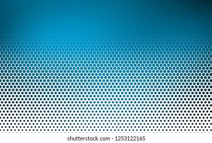 Light BLUE vector background with bubbles. Modern abstract illustration with colorful water drops. Pattern of water, rain drops.