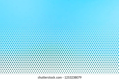 Light BLUE vector background with bubbles. Beautiful colored illustration with blurred circles in nature style. Pattern for beautiful websites.