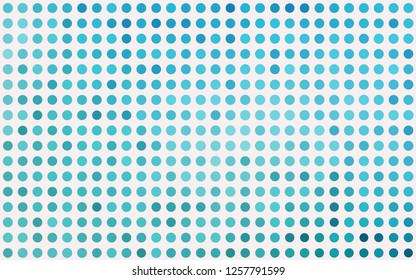 Light BLUE vector background with bubbles. Illustration with set of shining colorful abstract circles. Pattern of water, rain drops.