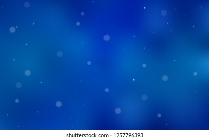 Light BLUE vector background with bubbles. Modern abstract illustration with colorful water drops. Pattern can be used for beautiful websites.