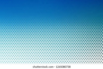 Light BLUE vector background with bubbles. Beautiful colored illustration with blurred circles in nature style. Pattern for beautiful websites.