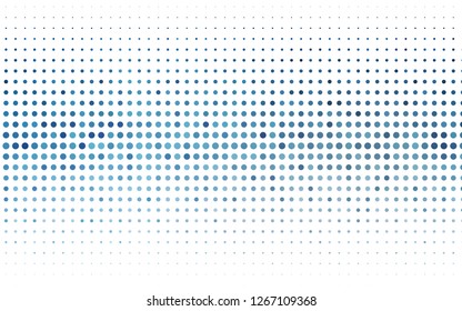 Light BLUE vector background with bubbles. Beautiful colored illustration with blurred circles in nature style. Pattern for beautiful websites.