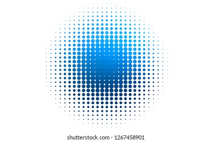 Light BLUE vector background with bubbles. Blurred decorative design in abstract style with bubbles. Pattern for ads, booklets.
