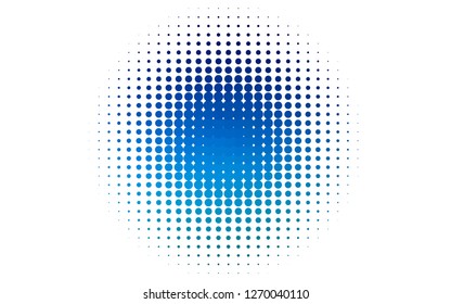 Light BLUE vector background with bubbles. Blurred decorative design in abstract style with bubbles. Pattern for ads, leaflets.
