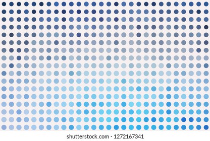 Light BLUE vector background with bubbles. Blurred decorative design in abstract style with bubbles. Pattern for ads, leaflets.