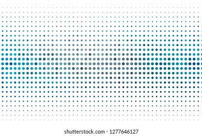 Light BLUE vector background with bubbles. Beautiful colored illustration with blurred circles in nature style. Pattern for ads, leaflets.