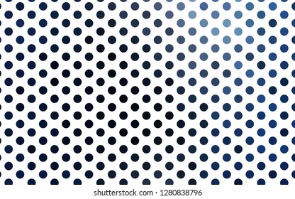 Light BLUE vector background with bubbles. Blurred bubbles on abstract background with colorful gradient. Pattern for ads, leaflets.