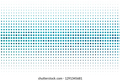 Light BLUE vector background with bubbles. Glitter abstract illustration with blurred drops of rain. Pattern for ads, booklets.